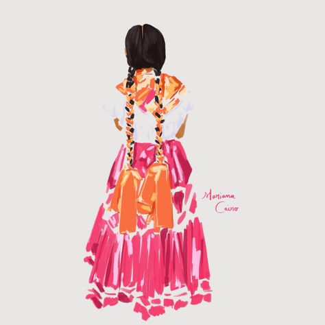 Quick night sketch for today 🎀 17//30 #coloralamexicana #ilustracionmexicana #mexico #ilustradoramexicana #artofhumanity #illustration #sketchoftheday #traditionaldress #fashionillustration #heritageart #mexicanart Mexican Art Style, Painting Ideas Mexican, Mexican Drawings, Mexican Illustration, Mexico Illustration, Mexico Watercolor, Latina Art, Night Sketch, Hispanic Art