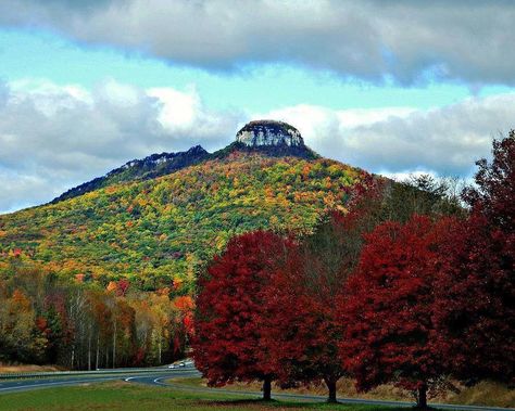 Pilot Mountain, North Carolina Pilot Mountain, Barn Quilt Patterns, North Carolina Homes, Christmas Wood Crafts, Mountain Print, Blue Ridge Parkway, Autumn Scenery, Barn Quilt, Blue Ridge Mountains