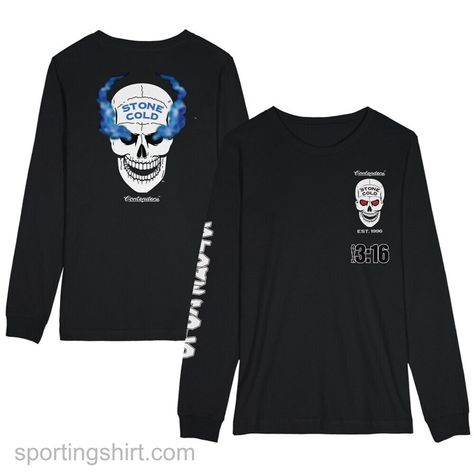 SportingShirt WWE Black 'Stone Cold' Steve Austin Contenders Long Sleeve T-Shirt Check more at https://sportingshirt.com/product/sportingshirt-wwe-black-stone-cold-steve-austin-contenders-long-sleeve-t-shirt/ Texas Rattlesnake, Stone Cold Steve Austin, Stone Cold Steve, Steve Austin, Stone Cold, Black Stone, Put On, Wwe, Long Sleeve T Shirt