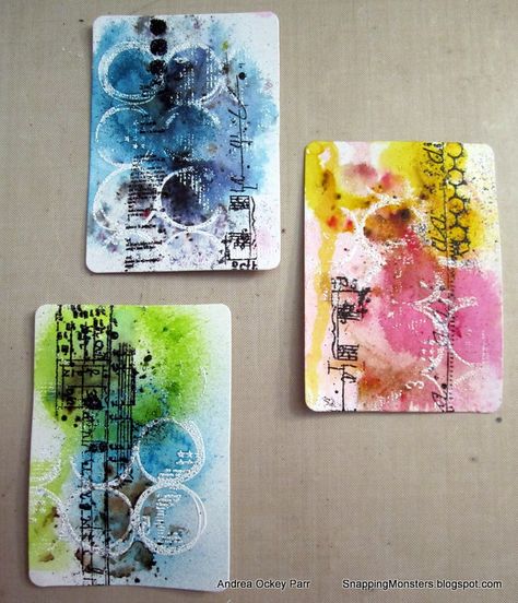 Trading Card Ideas, Mixed Media Art Techniques, Gelli Plate Art, Art Trading Cards, Mixed Media Cards, Gelli Printing, Atc Cards, Mixed Media Art Journaling, Artist Trading Cards