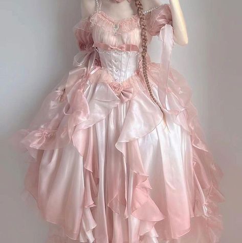 Fairycore Dresses, Debut Gowns, Tulle Skirts Outfit, 2000s Japanese Fashion, Frilly Dresses, Dream Wedding Ideas Dresses, Prom Dress Inspiration, Fairytale Dress, Princess Outfits