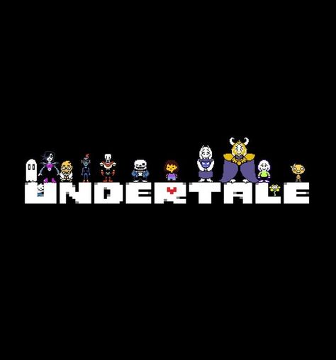 Undertale Logo, Undertale Pixel Art, Undertale Background, Nostalgia Wallpaper, Undertale Game, Pixel Font, Video Game Posters, Poster Room, Toby Fox