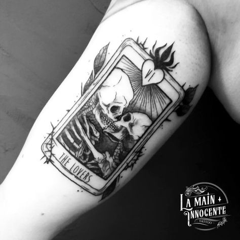 Tarot Tattoos, Viking Rune Tattoo, Tatuaje Cover Up, Witchy Tattoos, Amor Tattoo, Tarot Card Tattoo, Tarot Tattoo, Neotraditional Tattoo, Rune Tattoo