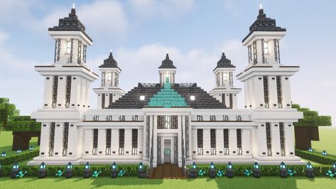 This tutorial will teach you how to build a palace in Minecraft – and it'll be simple enough for even beginners to understand. After watching this tutorial, you'll be able to build a palace in no time! #minecraft #minecraftpalace #minecraftpalacetutorial #minecraftmodernhouse Minecraft Palace, Modern Palace, Palace Design, Be Simple, Minecraft Crafts, Minecraft Tutorial, Minecraft Houses, Amusement Park, No Time