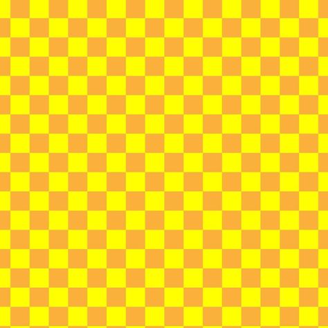 Seamless pattern geometric of yellow and orange checkered squares. Checker Background, Yellow Checkered, Phone Stuff, Pattern Geometric, Seamless Pattern, Seamless Patterns, Vector Art, Vector Free, Clip Art