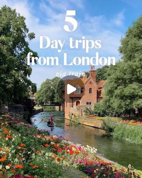 Globelle Journey on Instagram: ". ⁣⁣ 🌍✨ Day Trips from London: Explore, Eat, Shop, and Sightsee! ✨🌍  London is an amazing hub for quick, delightful getaways. Whether you're craving history, shopping, or a taste of local cuisine, these nearby cities have it all:  🚂 Oxford: Wander through the stunning university campuses, enjoy a relaxing punt on the river, and indulge in a traditional afternoon tea.  🚂 Canterbury: Step back in time with a visit to the majestic Canterbury Cathedral, stroll through charming medieval streets, and savor local delicacies at cozy cafes.  🚂 Brighton: Soak up the sun at Brighton Beach, explore the quirky shops in The Lanes, and feast on fresh seafood by the pier.  🚂 Cambridge: Glide along the River Cam on a punting tour, admire the breathtaking architecture o London Tube Map, London Underground Map, London Weather, London City Airport, Nice Trip, Have A Nice Trip, Day Trips From London, Beach Hotel & Resort, London Zoo