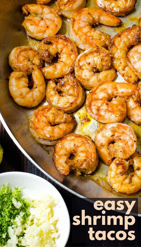 Shrimp Taco Seasoning, Shrimp Taco Sauce, Easy Shrimp Tacos, Cilantro Lime Shrimp Tacos, Shrimp Tacos Recipe, Honey Lime Shrimp, Shrimp Tacos Easy, Shrimp Marinade, Shrimp Taco