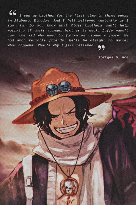 Sad message One Piece Ace Quotes, One Piece Quote, Asl Trio, Ace Quote, Asl Brothers, One Piece Quotes, One Piece Wallpaper, Iphone Quotes, Anime Love Quotes