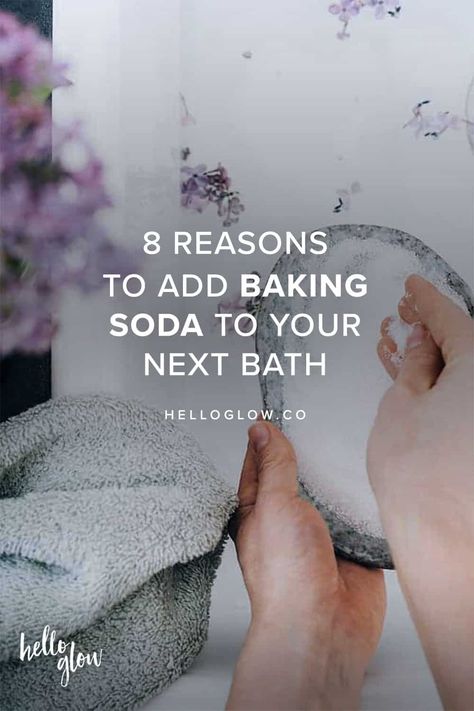 8 Reasons To Add Baking Soda to Your Next Bath - Hello Glow Baking Soda Bath Soak, Salt Bath Benefits, Epson Salt Bath, Low Thyroid Remedies, Diy Shampoo Recipe, Bath Soak Recipe, Bath Benefits, Baking Soda For Hair, Baking Soda Bath