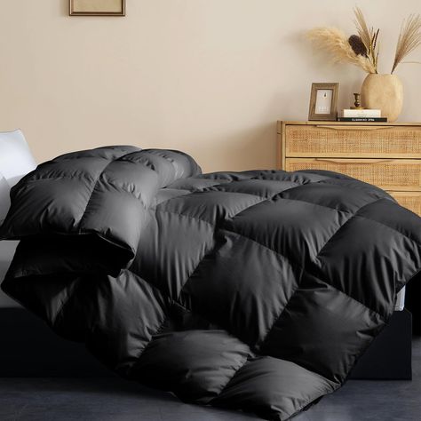 PRICES MAY VARY. 【Luxury Feather Comforter】Cosybay queen size bedding comforter is fluffy and lightweight.Casually cozy with sink-in softness, it feels as good as it looks.Plumped with top feather and down blend, this down duvet insert's natural plumes offer great warmth and cooling properties to keep you comfy all night long. 【Premium Material】The feather comforter has passed STANDARD 100 by OEKO-TEX Certified. The cover/shell of our comforter is 100% cotton fabric, which makes the down blanket Feather Comforter, Down Duvet, Down Blanket, Hotel Bedding, 100 Cotton Duvet Covers, Comfy Bedroom, Loft Interior, Bedding Comforter, Bed Comforter Sets