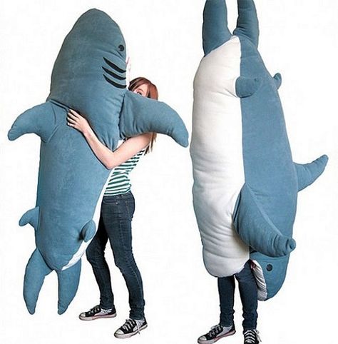 Shark Sleeping Bag, Shark Stuff, Shark Pillow, Calm Space, Slaap Lekker, Extremely Funny, Shark Week, Best Pillow, Body Pillow