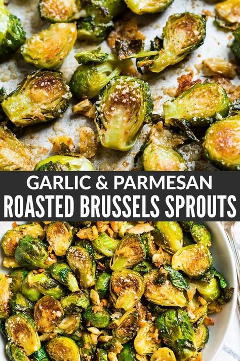 Oven Roasted Brussels Sprouts, Cooking Brussel Sprouts, Brussel Sprout Recipes Roasted, Roasted Brussel, Roasted Brussels Sprouts, Sprout Recipes, Brussels Sprouts Recipe, Veggie Side Dishes, Roasted Brussel Sprouts