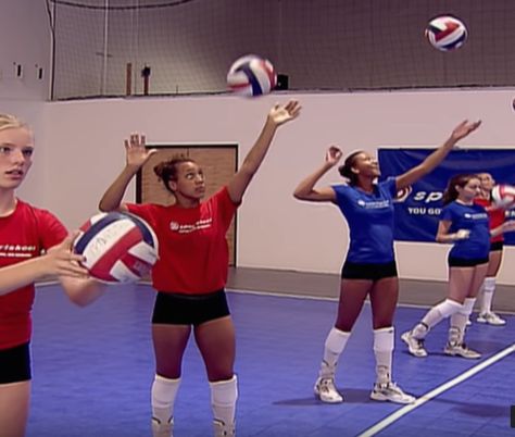 Volleyball Serving Drills, Volleyball Drills For Beginners, Volleyball Serve, Volleyball Camp, Volleyball Skills, Volleyball Practice, Volleyball Workouts, Youth Camp, Volleyball Training