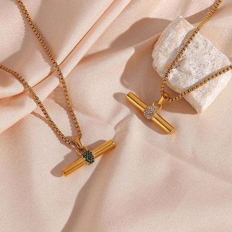 Accent Bar Pendant Necklace@_shannonliz #_shannonliz #musthaveaccessories #jewelryfashion #instajewelry #daintyjewelry #OOTD #jewelrylovers #statementpieces #jewelryobsessed #jewelryinspo #jewelrytrends #accessoryaddict #jewelryinspiration #accessoryobsession #layeredjewelry Geometric Pendant Necklace, Bar Pendant Necklace, Cubic Zirconia Necklace, Classic Necklace, Waterproof Jewelry, Bar Pendant, Collars For Women, Layered Jewelry, Geometric Pendant