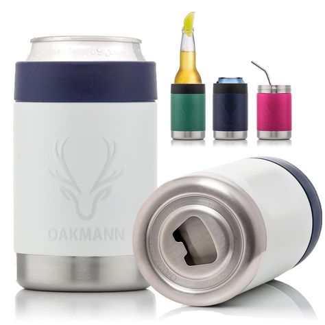 PRICES MAY VARY. 𝗬𝗢𝗨𝗥 𝗕𝗘𝗘𝗥 & 𝗕𝗕𝗤 𝗕𝗨𝗗𝗗𝗬 - STUBiBudi beer cooler for bottles is an insulated can holder and the only beer bottle cooler with built in beer bottle opener - that can't get lost in the yard. STUBiBudi is the steel bottle opener that keeps your drinks cold too - BBQs just got better ! BUILT IN OPENER - STUBiBudi's 12 oz can cooler insulated coozie for beer bottle Insulator ensures you never need to carry a pocket, church key bottle opener or keychain beer opener again! Beer Coozie, Key Bottle Opener, Black Bottle, Beer Cooler, Stubby Holder, Can Openers, Aluminum Can, Can Holder, Alcohol Gifts