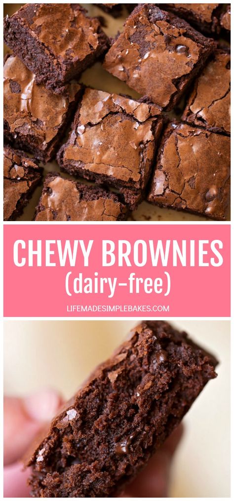 Dairy Free Deserts, Recipes Dairy Free, Dairy Free Cooking, Life Made Simple, Dairy Free Breastfeeding, Cake Brownie, Dairy Free Baking, Dairy Free Recipes Dinner, Dairy Free Brownies