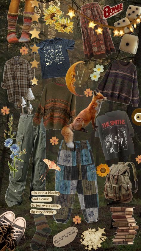 #forestaesthetic #goblincore #nature #outfits #wild Goblin Core Outfit, Goblincore Aesthetic Outfits, Goblincore Outfits, Nature Outfits, Goblincore Aesthetic, Hippie Lifestyle, Goblin Core, Earthy Outfits, Fairy Grunge