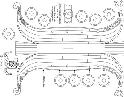 Check out this @Behance project: “Viking Longship Paper Model” https://www.behance.net/gallery/22079187/Viking-Longship-Paper-Model Viking Longboat Template, Vikings For Kids, Barco Viking, Viking Longboat, Tapestry Of Grace, Viking Party, Viking Longship, Boat Crafts, Ship Craft