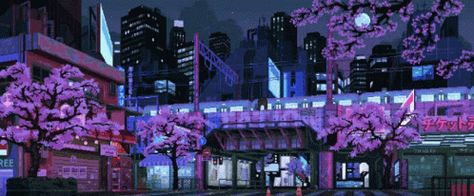 Pixel Art Wallpaper, Pixel City, Gif Background, Pixel Art Background, Anime City, Arte 8 Bits, 8bit Art, Cool Pixel Art, City Background