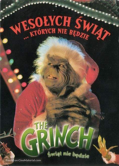 Movie Postcard, Movie Night Poster, O Grinch, Polish Movie Posters, Christmas Contests, The Grinch Movie, Grinch Who Stole Christmas, The Grinch Stole Christmas, Christmas Concert