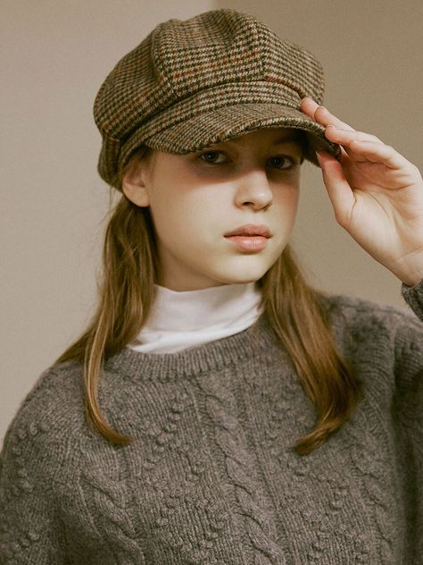 Editor's Notechat-de-lama is a brand with a newtro contemporary casual concept that reinterprets the retro fashion of the 1980s in a modern way.- Soft 100% wool used hat- Octagonal shape hat gives a vintage mood- Luxurious and warm to wear- Retro style and sturdy designMeasurements(in.)- Brim Length: 2.36 in.- Height: 4.72 in.- Head Girth: 23.62 in. Composition & Care- 100% Wool- Dry clean onlyDesigner- by chat de lama Person With Hat Reference, Person Wearing Hat Reference, Poses With A Hat, Tipping Hat Pose, Holding Hat Pose, Hat Pose Reference, Poses With Hat, Pose With Hat, Hat Reference