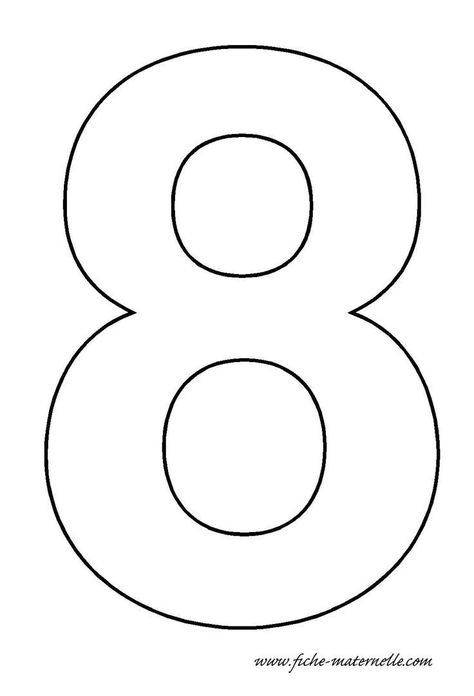 number 8 template  |   Crafts and Worksheets for Preschool,Toddler and Kindergarten Number 8 Activities, Number 8 Activities For Preschool, Number 8 Worksheet, Large Printable Numbers, Bubble Numbers, Number Crafts, Free Printable Numbers, Alphabet Letter Crafts, 8 Number