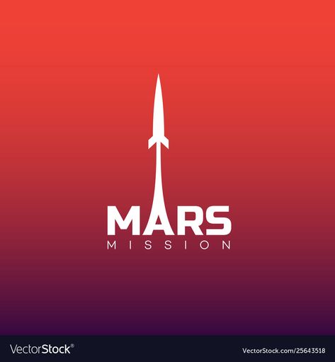 Mars mission logo Royalty Free Vector Image - VectorStock Mars Logo Design, Fff Logo, Mission Logo, Mars Symbol, Virtual Production, Mars Space, Mars Mission, Rockets Logo, Nasa Logo