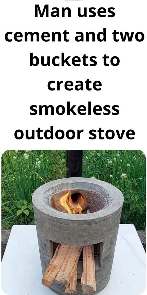 Outdoor Cooking Fireplace, Kitchen Ikea, Outdoor Stove, Concrete Diy Projects, Perfume Organization, Tanah Liat, Rocket Stoves, Concrete Projects, Fire Pit Backyard