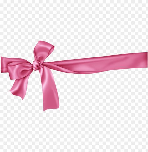 Transparent Images Png, Ribbon Png Aesthetic, Coquette Border, Ribbon Transparent Background, Png Ribbon, Pink Elements, Ribbon Background, Pink Ribbon Png, Material Icons