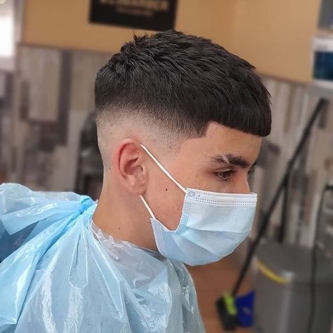 Short Fringe Haircut, Faded Haircut, Crew Cut Hair, Hair Types Men, Fade Haircut Designs, Young Men Haircuts, Men Fade Haircut Short, Fade Haircut Styles, Short Fade Haircut