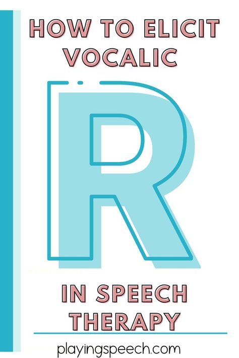 This blog post outlines how I use coarticulation to teach vocalic R using the initial R sound. It outlines techniques that work with both preschool speech therapy and school age speech therapy articulation activities. Activities to work on vocalic R in speech therapy are mentioned as well! R Speech Therapy, Vocalic R, Speech Therapy Tools, Phonological Processes, Minimal Pair, Preschool Speech Therapy, Initial R, Slp Activities, Initial Sounds