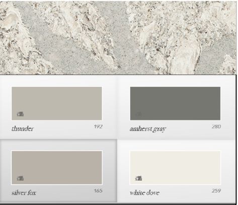 Paint color suggestions with Cambria Summerhill countertops Cambria Summerhill Quartz Countertops, Summerhill Cambria Quartz Kitchen, Light Grey Tile Floor, Cambria Summerhill Quartz, Grey Tile Floor, Cambria Summerhill, Cambria Colors, Cambria Quartz Countertops, Stained Kitchen Cabinets