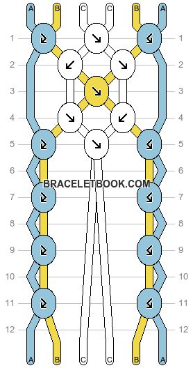 Braceletbook Patterns Easy, Normal Bracelet Patterns, Friend Ship Bracelets Patterns, Cool Friendship Bracelet Patterns, Daisy Chain Friendship Bracelet, Cute Friendship Bracelets Pattern, Braceletbook Patterns, Flower Bracelet Pattern, Easy Bracelet Patterns