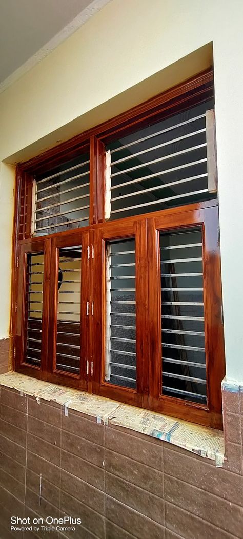 Modern Jali Door Design, Indian Wood Window Design, Wood Window Design Modern, Wooden Window Design, Home Window Grill Design, House Window Design, Wooden Window Frames, Digital Advertising Design, Door Handle Design