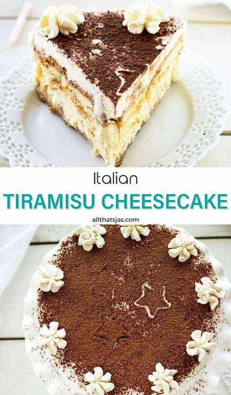 Tiramisu Cheesecake Recipe No Bake, Tirimasu Cheesecake Recipes, Mini Tiramisu Cheesecake, Marscapone Cheesecake Recipes, Ladyfingers Recipe Desserts, Mascarpone Recipes Dessert, Rum Cheesecake Recipe, No Bake Tiramisu Cheesecake, Tiramisu Cheesecake Recipe