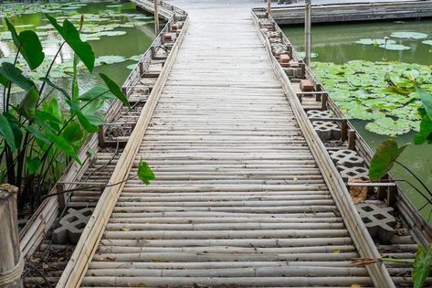 Seven solid reasons for using bamboo flooring | The Owner-Builder Network Thread Photography, Bamboo Decking, Bamboo Building, Bamboo Floor, Deck Designs, Advantages And Disadvantages, Outdoor Bathrooms, Bamboo Flooring, Deck Design