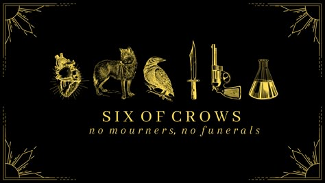 Six Of Crows Laptop Wallpaper, Six Of Crows Wallpaper Desktop, Six Of Crows Wallpaper, Crows Wallpaper, Six Of Crows Characters, Crow Club, Crow Books, 6 Of Crows, Crows Shadow And Bone