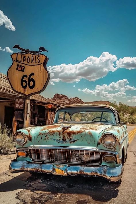 "🚗🌟 Travel back in time on Route 66! Explore the historic highway, vintage diners, and Americana charm on this legendary American road trip. 🛣️🇺🇸 #Route66 #ClassicRoadTrip #AmericanHistory" Route 66 Aesthetic, Route 66 Wallpaper, Route 66 Trip, Route 66 Road Trip, Vintage Diner, Paradise City, American Road, American Road Trip, California Dreamin'