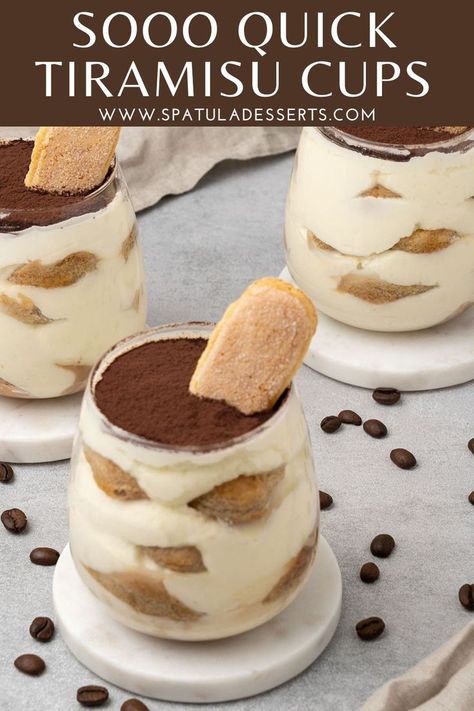 Best Tiramisu Cups Tiramisu Pudding Cups, Dessert Cup Ideas, Individual Tiramisu Cups, Mini Tiramisu Cups, Mini Tiramisu, Tiramisu Cups, Easy Tiramisu, Easy Tiramisu Recipe, Dessert Cups Recipes