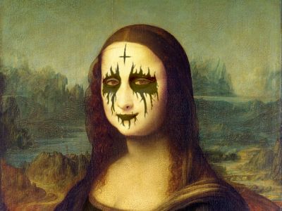 Corpse Paint, Metal Drawing, Mona Lisa Parody, Black Metal Art, Art Parody, Artists For Kids, Arte Obscura, Photo Profil, Heavy Metal