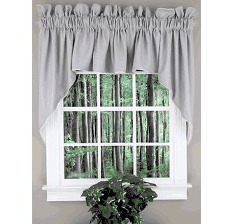 Emmett, 102"W X 36"L 3PC Lined Swag Set Waverly Curtains, Farmhouse Swag, Country Kitchen Curtains, Tie Up Shades, Window Valances, Swag Curtains, Curtain Styles, Curtains And Draperies, Tab Curtains