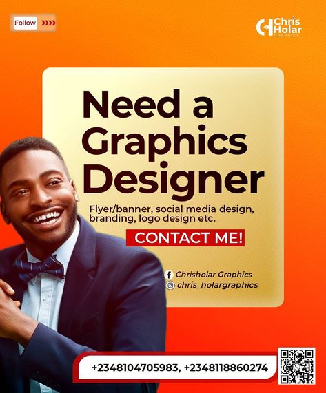 Creative advert design for graphic designer Flyer Design For Graphic Designer, Creative Graphic Design Ads, Graphic Design Business Flyer, Graphic Design Flyer Creative, Graphic Designer Advert, Creative Instagram Post Ideas, Graphic Design Advert, Graphic Design Services Poster, Graphic Designer Poster