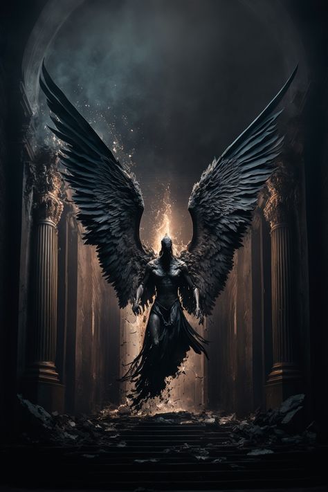 Fallen Angel Art, Movie Bloopers, Cobra Art, Warrior Concept Art, Dark Fantasy Artwork, Angel Artwork, Beautiful Angels Pictures, Angel Warrior, Ange Demon