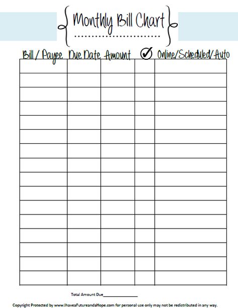 Do you have a bill chart set in place so you can visually see when all your bills are due? I do, and I want to share the chart that I personally use every month to stay on track with you Bill Chart, Bill Organization Printables, Printable Organizer, Parenting Rules, Bill Organizer, Monthly Organization, Bill Planner, Monthly Bill, Finance Printables