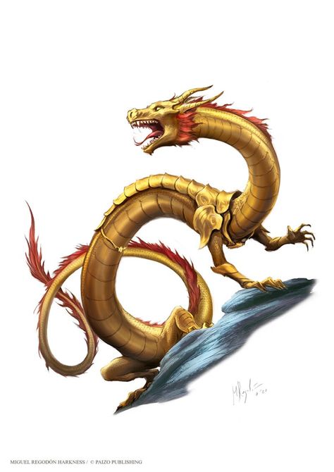 Sarah Robinson, Imperial Dragon, Pathfinder Character, Snake Art, Fantasy Monster, Art Appreciation, Dragon Art, Creature Art, Mythical Creatures