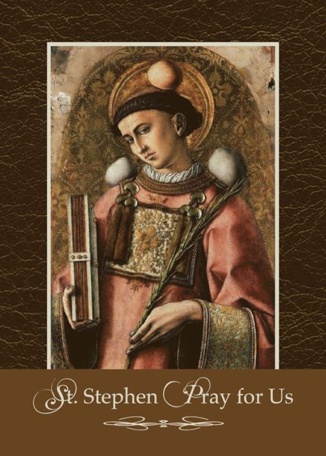 St Stephen Pray For Us card Handmade Invitation Cards, St Stephen, Saint Stephen, Illustration Ideas, Pray For Us, Card Card, Design Illustration, Invitation Cards, Illustration Design