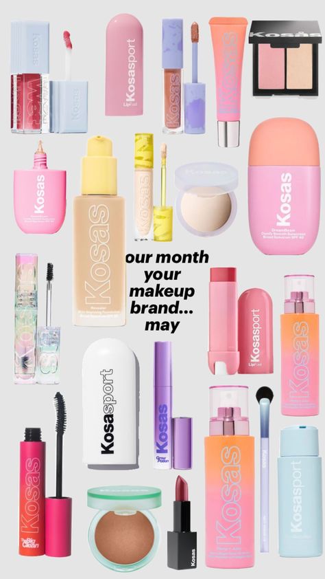 #may#kosas#cute#sephora Kosas Makeup, Evening Eye Makeup, Drunk Elephant, Fenty Beauty, Skin Makeup, Makeup Yourself, Your Aesthetic, Sephora, Makeup Bag