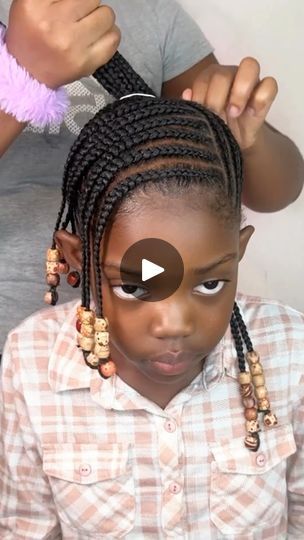 Cornrow Styles For Kids, Girls Cornrow Hairstyles, Mercy Chinwo, Kids Cornrow Hairstyles, Hairstyle For Kids, Toddler Braids, Kids Hairstyle, Cornrows Styles, Braided Cornrow Hairstyles