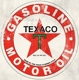 Tin Sign - Texaco Logo Auto Garage, Marquee Lights, Light Up Signs, Wall Decor Quotes, Led Signs, Red Accents, Retro Aesthetic, Wall Art Quotes, Mirror Wall Decor