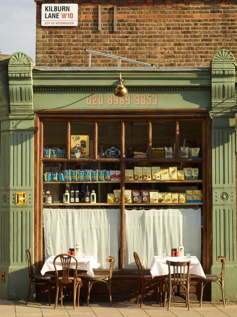 Vintage Bakery Sign, Shop Exterior, Store Concept, Vintage Cafe, Shop Fronts, Cafe Interior Design, Shop Front, Bakery Cafe, Cafe Shop